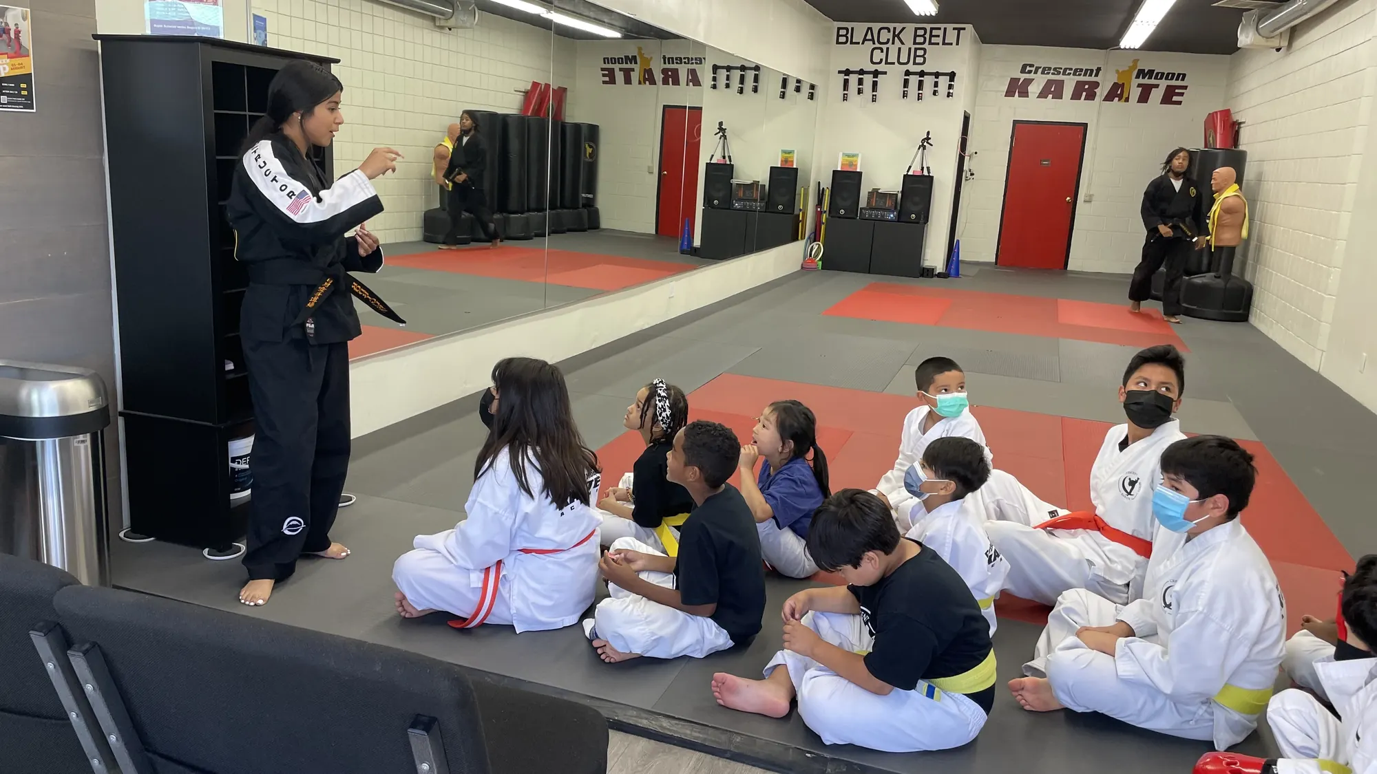 The Crescent Moon Karate building on Pico Boulevard in Mid-City Los Angeles